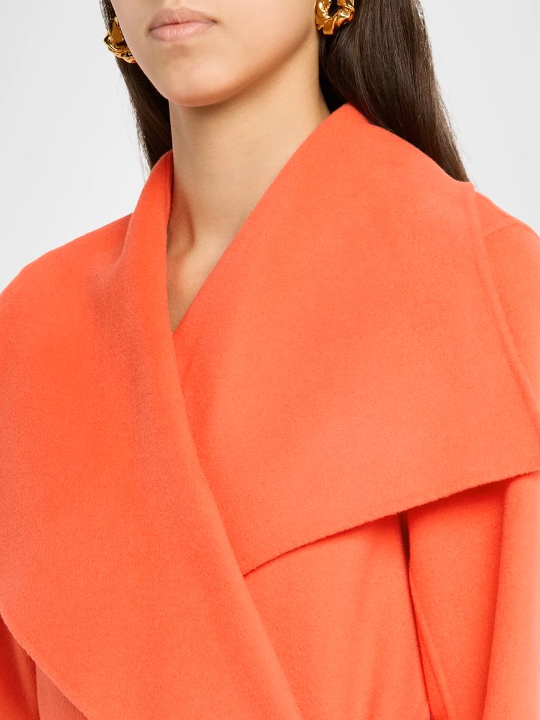 Mackage Mai-Cn Double-Face Wool Wrap Long Coat — image 3 of 8